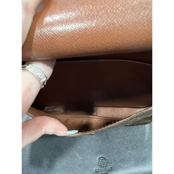 Louis Vuitton Cartouchiere Monogram Crossbody With Authenticity - Picture 9 of 12